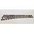 Thiel Handweiche links Thiel 600mm vernickelt (gebraucht) guter Zustand (L3)