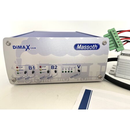 Massoth DiMAX 1202B Digitalbooster mit Schaltnetzteil (sehr guter Zustand)