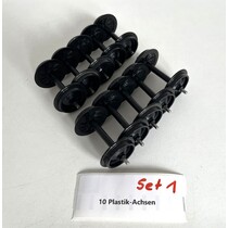Spur G  10x  Plastikachsen (sehr guter Zustand)