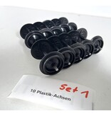 Spur G  10x  Plastikachsen (sehr guter Zustand)