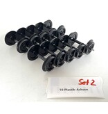 Spur G  10x  Plastikachsen (sehr guter Zustand)