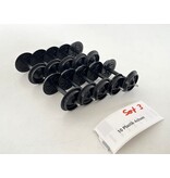 Spur G  10x  Plastikachsen (sehr guter Zustand)