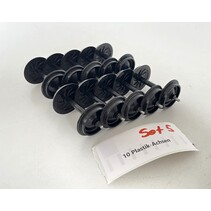 Spur G  10x  Plastikachsen (sehr guter Zustand)