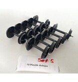 Spur G  10x  Plastikachsen (sehr guter Zustand)