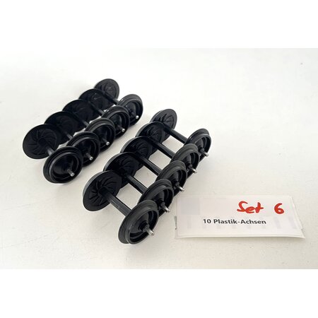 Spur G  10x  Plastikachsen (sehr guter Zustand)