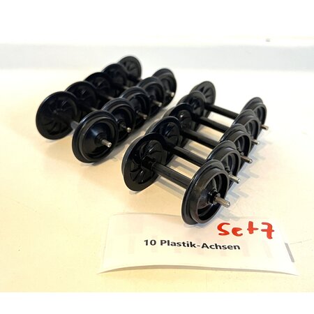 Spur G  10x  Plastikachsen (sehr guter Zustand)