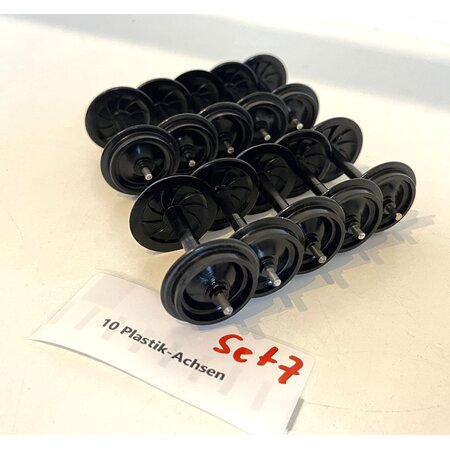 Spur G  10x  Plastikachsen (sehr guter Zustand)
