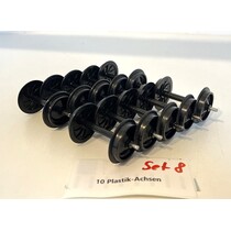 Spur G  10x  Plastikachsen (sehr guter Zustand)