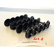 Spur G  10x  Plastikachsen (sehr guter Zustand)