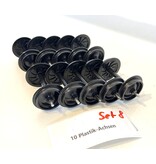 Spur G  10x  Plastikachsen (sehr guter Zustand)