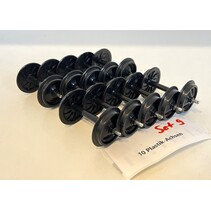 Spur G  10x  Plastikachsen (sehr guter Zustand)