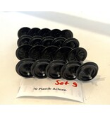 Spur G  10x  Plastikachsen (sehr guter Zustand)