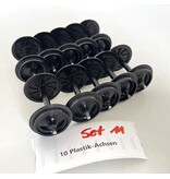 Spur G  10x  Plastikachsen (sehr guter Zustand)