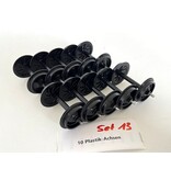Spur G  10x  Plastikachsen (sehr guter Zustand)