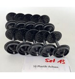 Spur G  10x  Plastikachsen (sehr guter Zustand)