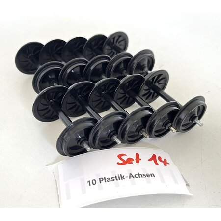 Spur G  10x  Plastikachsen (sehr guter Zustand)