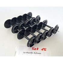 Spur G  10x  Plastikachsen (sehr guter Zustand)