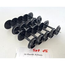 Spur G  10x  Plastikachsen (sehr guter Zustand)