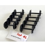 Spur G  10x  Plastikachsen (sehr guter Zustand)
