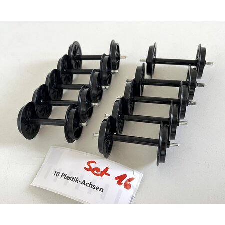 Spur G  10x  Plastikachsen (sehr guter Zustand)