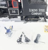 Bachmann Trains Two Truck Heisler "Lukens Steel"  (sehr guter  Zustand) ESU digital mit Sound  / Zimo Rauch
