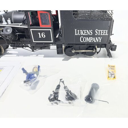 Bachmann Trains Two Truck Heisler "Lukens Steel"  (sehr guter  Zustand) ESU digital mit Sound  / Zimo Rauch