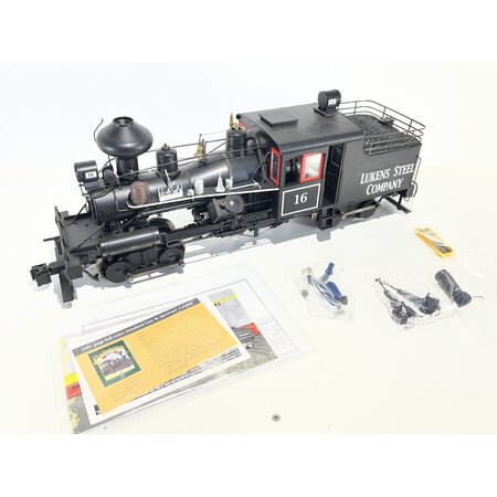 Bachmann Trains Two Truck Heisler "Lukens Steel"  (sehr guter  Zustand) ESU digital mit Sound  / Zimo Rauch