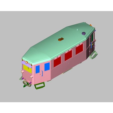 Train Line Triebwagen HSB T1, DCC, Sound