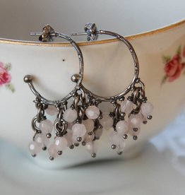 Carré Jewellery Rose quartz earrings