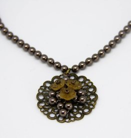 Brown Helga Verlinden necklace