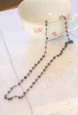 Lacom gems Silver necklace with Iolite