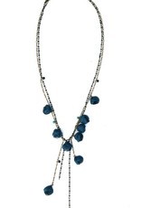 Ana Popova Blue necklace Gabrielle