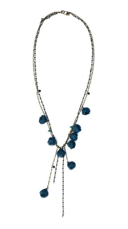 Ana Popova Blue necklace Gabrielle