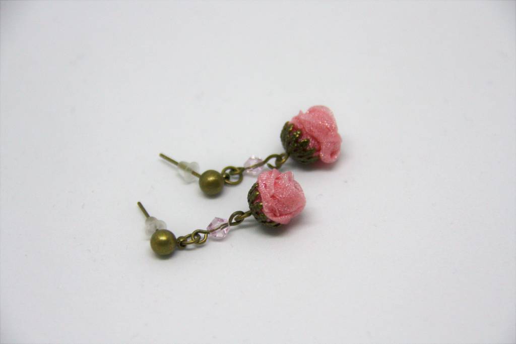 Ana Popova Pink christelle earrings
