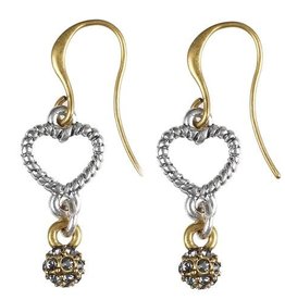 Hultquist Hultquist heart earrings
