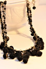 Ana Popova Black necklace Odette