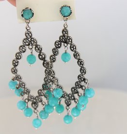 Yvone Christa Hanging earrings with Tosca