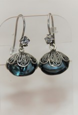 Yvone Christa Blue Aqua Lemoria earrings