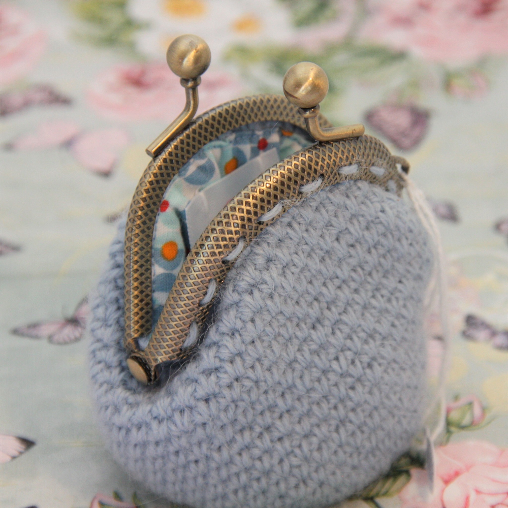 Crochet purse