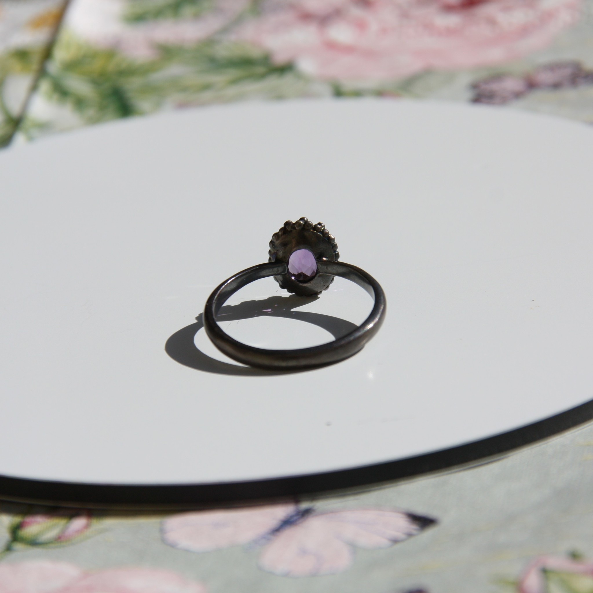 Carré Jewellery Zilveren ring met Amethyst