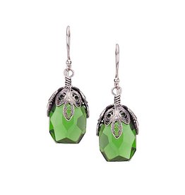 Yvone Christa Emerald green earrings