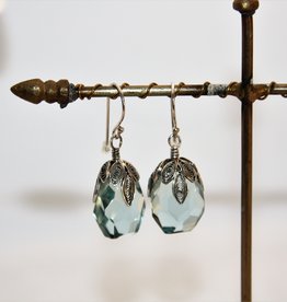 Yvone Christa Light blue earrings