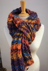 Made by Amberhoeve Multicolored handmade scarf