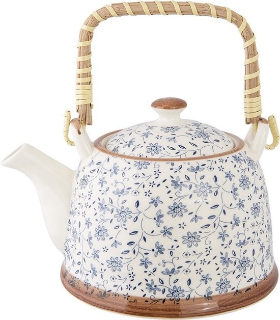 Clayre & Eef Teapot with flowers
