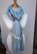 The blue Turban Blue summer scarf
