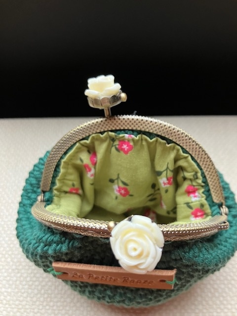 Crochet purse