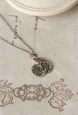 Yvone Christa Necklace with filigree apple