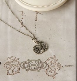 Yvone Christa Necklace with filigree apple