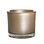 Geurkaars in goud glas