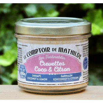 Le Comptoir de Mathilde Tapenade met garnalen